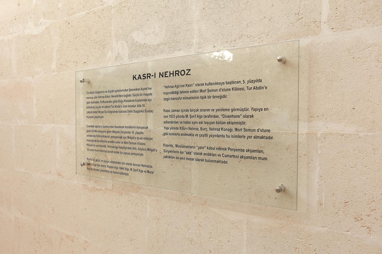 Kasr-I Nehroz Hotel Midyat Exterior photo